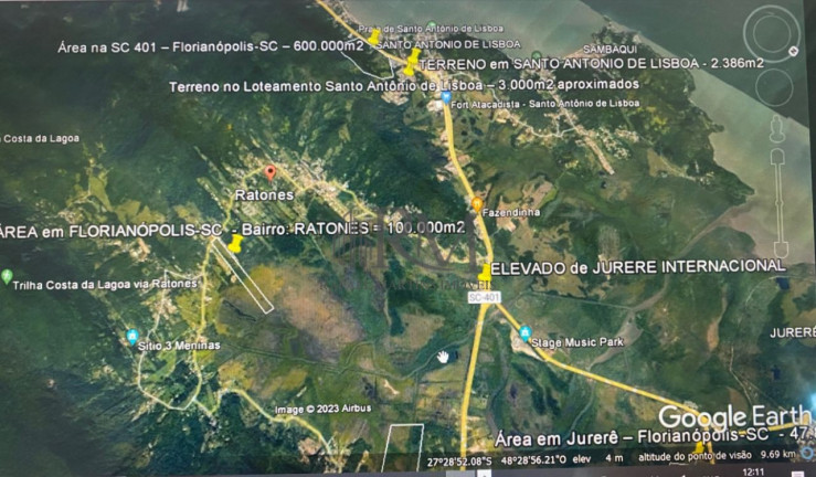 Imagem Terreno à Venda, 1.000.000 m² em Ratones - Florianópolis