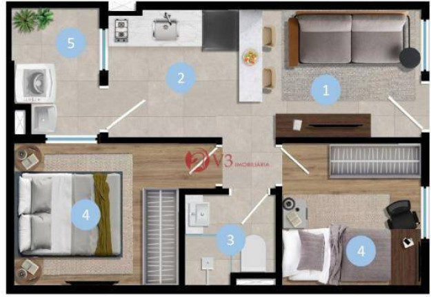 Imagem Apartamento com 2 Quartos à Venda, 35 m² em Jardim Nossa Senhora Do Carmo - São Paulo