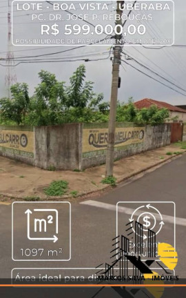 Imagem Terreno à Venda, 1.097 m² em Boa Vista - Uberaba