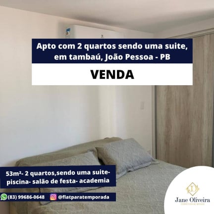 Foto do imóvel Apartamento com 2 Quartos à Venda, 48 m² em Tambaú - João Pessoa