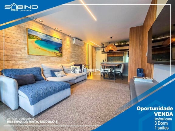 Foto do imóvel Apartamento com 3 Quartos à Venda, 93 m² em Riviera De São Lourenço - Bertioga