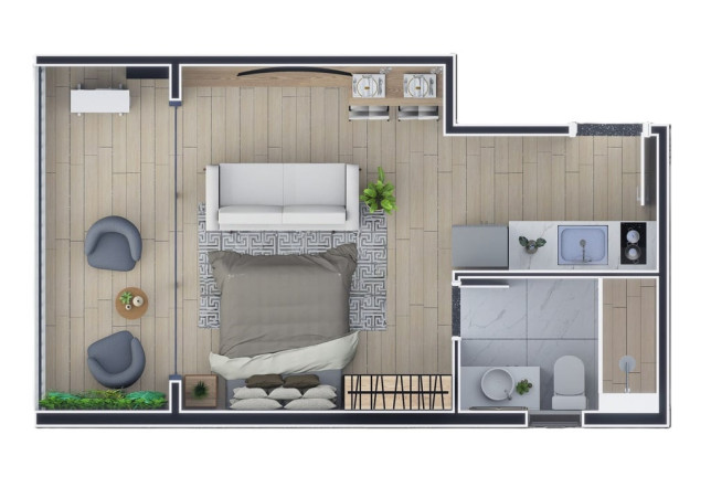 Imagem Apartamento com 1 Quarto à Venda, 43 m² em Paraíso - São Paulo