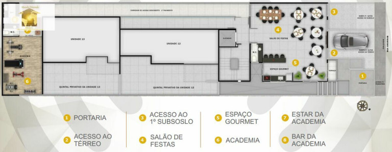 Imagem Cobertura com 2 Quartos à Venda, 93 m² em Jardim - Santo André