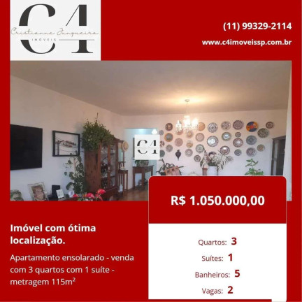 Foto do imóvel Apartamento com 3 Quartos à Venda, 115 m² em Jardim Aeroporto - São Paulo