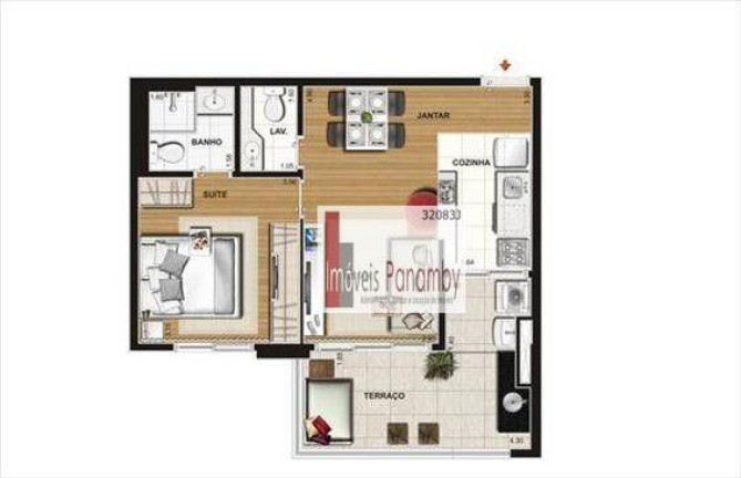Imagem Apartamento com 1 Quarto à Venda, 50 m² em Vila Andrade - São Paulo