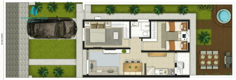 Imagem Casa de Condomínio com 2 Quartos à Venda, 52 m² em Ressaca - Atibaia