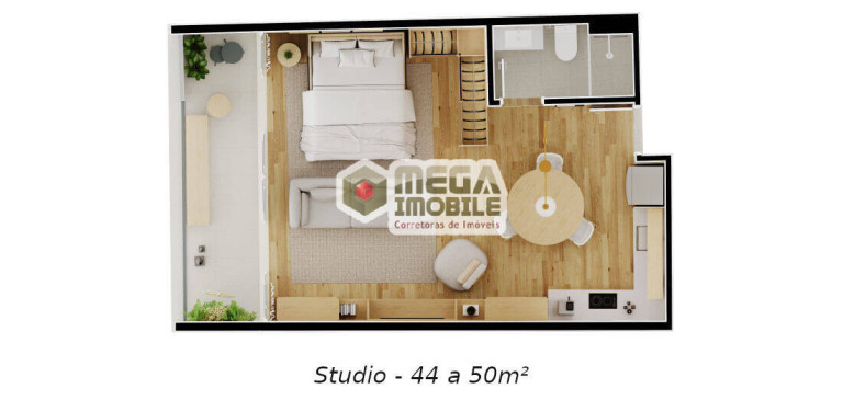 Foto do imóvel Apartamento com 3 Quartos à Venda, 87 m² em Centro - Florianópolis
