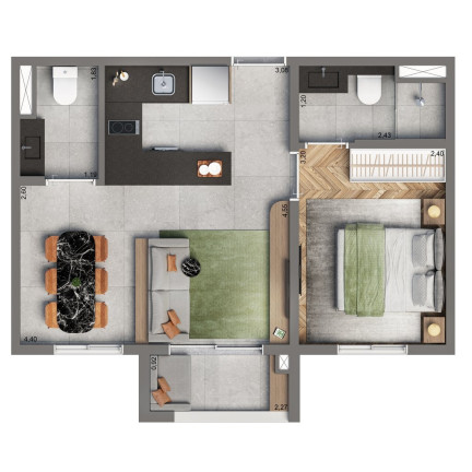 Foto do imóvel Apartamento com 1 Quarto à Venda, 24 m² em Vila Clementino - São Paulo