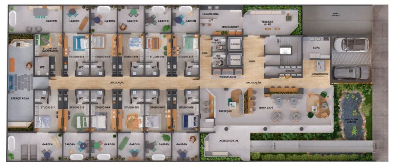 Imagem Apartamento com 1 Quarto à Venda, 19 m² em Cabo Branco - João Pessoa