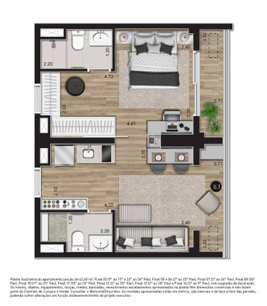 Imagem Studio com 1 Quarto à Venda, 21 m² em República - São Paulo