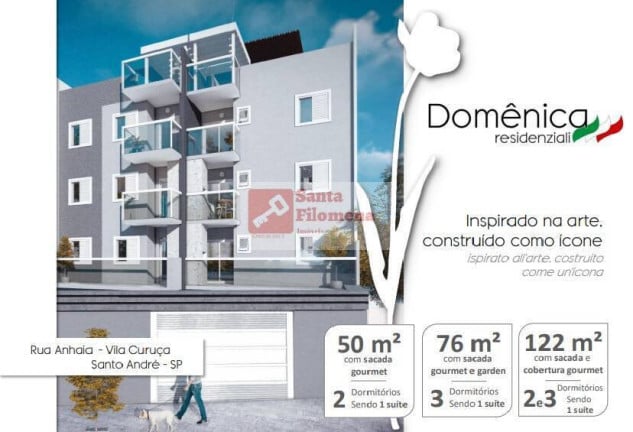 Foto do imóvel Apartamento com 2 Quartos à Venda, 68 m² em Vila Curuçá - Santo André