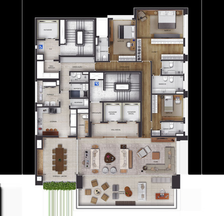 Imagem Apartamento com 4 Quartos à Venda, 303 m² em Itaim Bibi - São Paulo