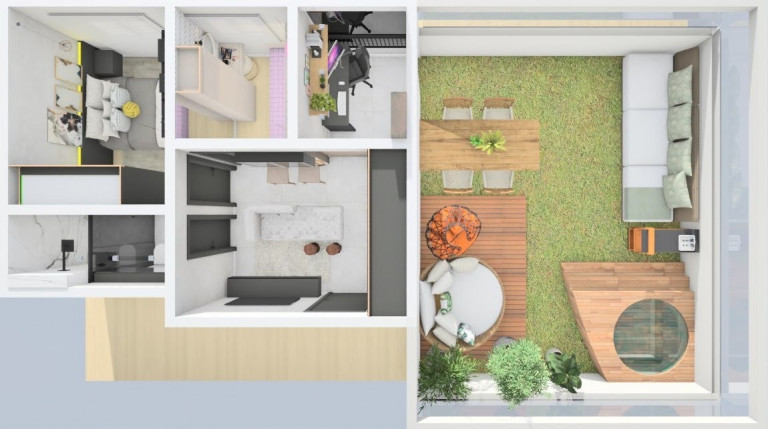 Foto do imóvel Cobertura com 2 Quartos à Venda, 63 m² em Vila Guedes - São Paulo