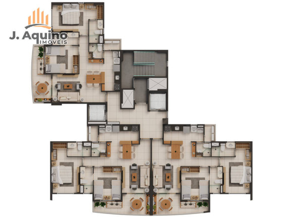 Foto do imóvel Apartamento com 2 Quartos à Venda, 66 m² em Aldeota - Fortaleza