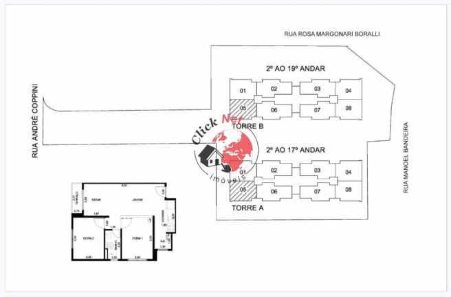 Foto do imóvel Apartamento com 2 Quartos à Venda, 47 m² em Santa Terezinha - São Bernardo Do Campo