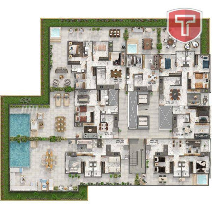 Imagem Apartamento com 1 Quarto à Venda, 32 m² em Jardim Oceania - João Pessoa