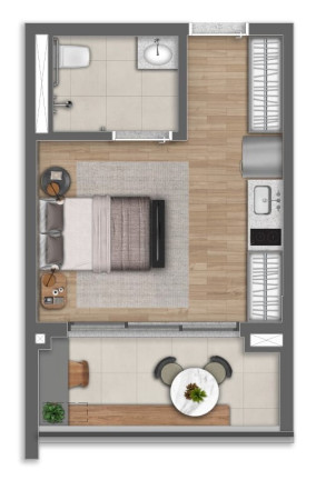 Imagem Apartamento com 1 Quarto à Venda, 41 m² em Alto Da Boa Vista - São Paulo