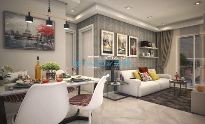 Foto do imóvel Apartamento com 1 Quarto à Venda, 49 m² em Aviação - Praia Grande