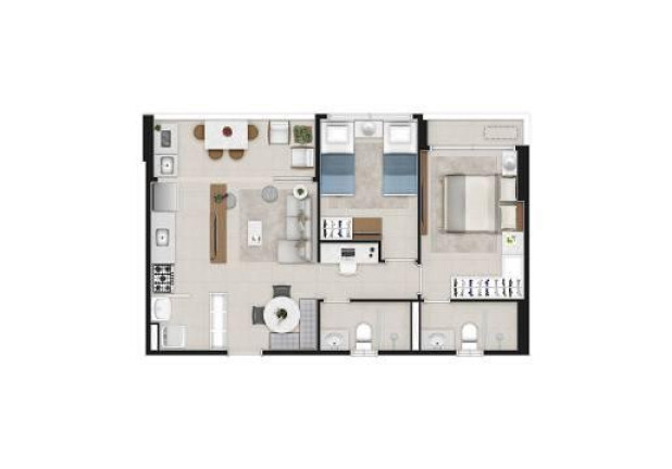 Imagem Apartamento com 2 Quartos à Venda, 58 m² em Aldeota - Fortaleza