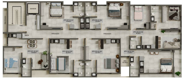 Imagem Apartamento com 1 Quarto à Venda, 25 m² em Intermares - Cabedelo