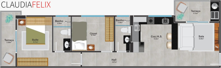 Imagem Apartamento com 2 Quartos à Venda, 53 m² em Canto Do Forte - Praia Grande