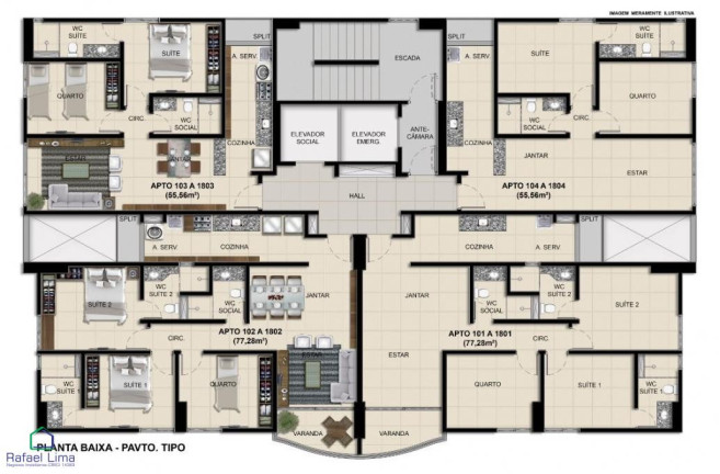 Foto do imóvel Apartamento à Venda,  em Casa Caiada - Olinda