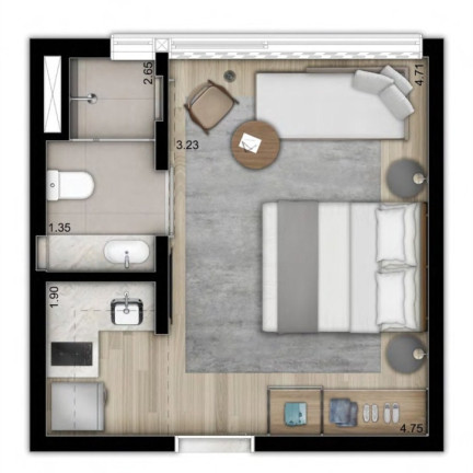 Imagem Apartamento com 2 Quartos à Venda, 71 m² em Sumaré - São Paulo
