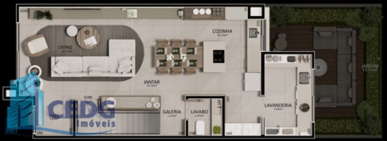 Foto do imóvel Casa de Condomínio com 2 Quartos à Venda, 203 m² em Santa Felicidade - Curitiba