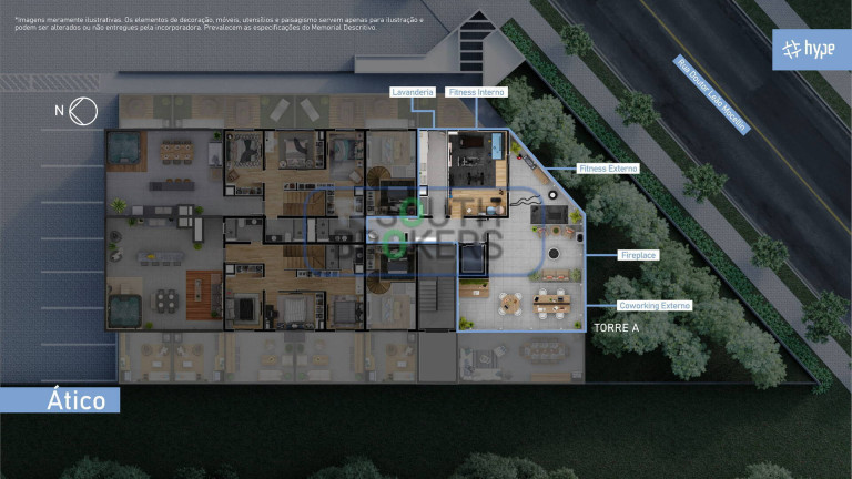 Imagem Apartamento com 3 Quartos à Venda, 36 m² em Santa Felicidade - Curitiba