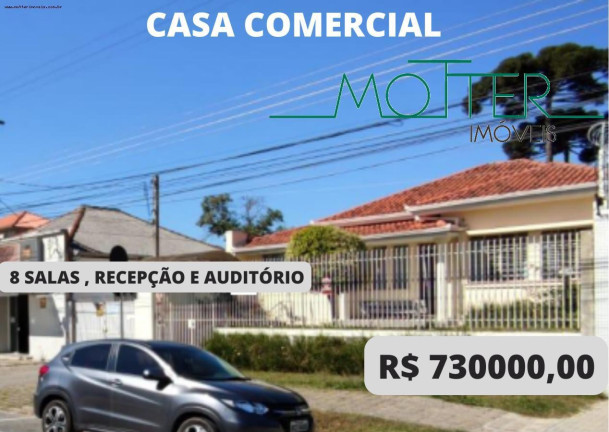 Imagem Imóvel Comercial à Venda, 197 m² em Rebouças - Curitiba