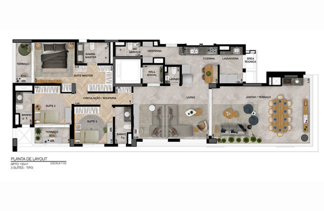 Imagem Apartamento com 3 Quartos à Venda, 167 m² em Moóca - São Paulo