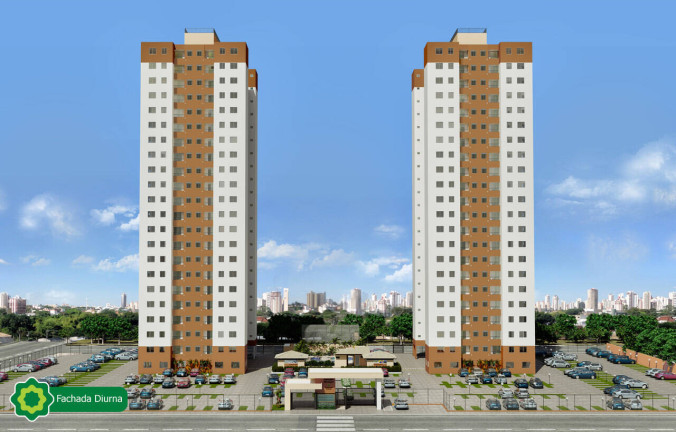 Foto do imóvel Apartamento com 2 Quartos à Venda, 54 m² em Parque Oeste Industrial - Goiânia