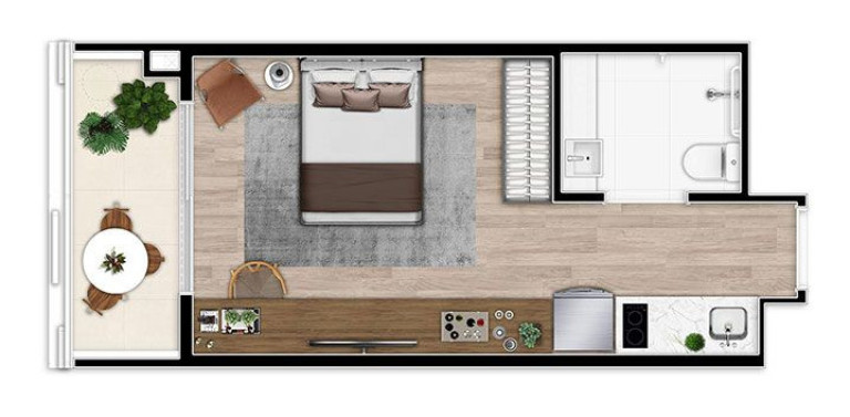 Foto do imóvel Studio com 1 Quarto à Venda, 26 m² em Vila Madalena - São Paulo