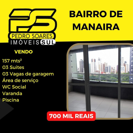Foto do imóvel Apartamento com 3 Quartos à Venda, 157 m² em Manaíra - João Pessoa