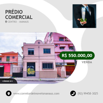 Imagem Imóvel Comercial à Venda, 257 m² em Centro - Manaus