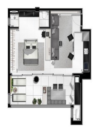 Foto do imóvel Apartamento com 1 Quarto à Venda, 67 m² em Itaim Bibi - São Paulo