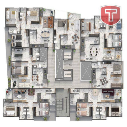 Imagem Apartamento com 2 Quartos à Venda, 54 m² em Jardim Oceania - João Pessoa