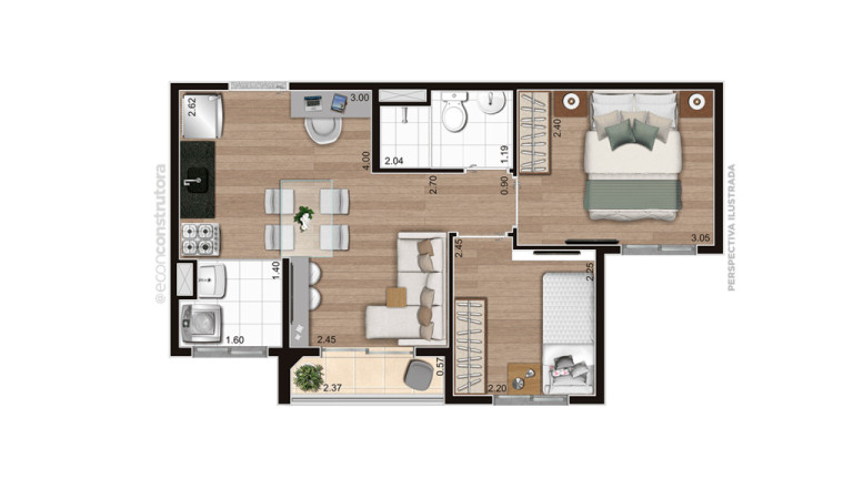 Imagem Apartamento com 2 Quartos à Venda, 37 m² em Parada Xv De Novembro - São Paulo