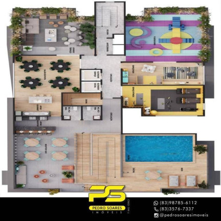 Foto do imóvel Apartamento com 2 Quartos à Venda, 57 m² em Manaíra - João Pessoa