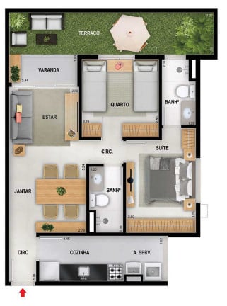 Foto do imóvel Imóvel com 3 Quartos à Venda, 75 m² em Freguesia (jacarepaguá) - Rio De Janeiro