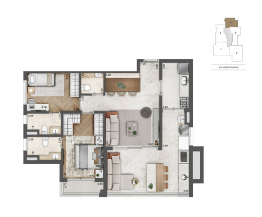 Imagem Apartamento com 3 Quartos à Venda, 136 m² em Brooklin Paulista - São Paulo