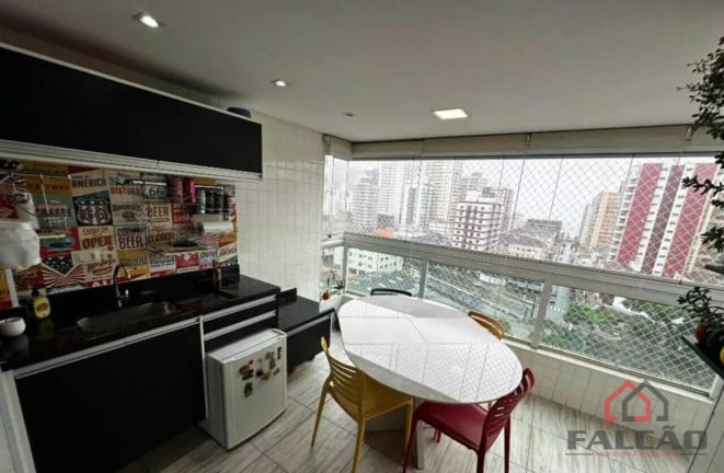 Foto do imóvel Apartamento com 3 Quartos à Venda, 112 m² em Canto Do Forte - Praia Grande