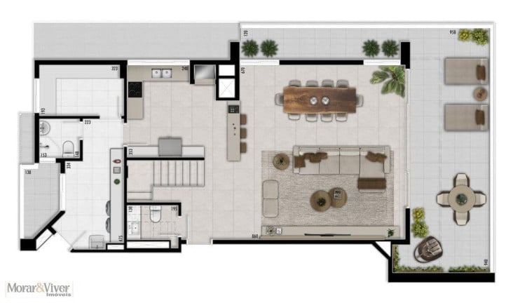 Foto do imóvel Cobertura com 3 Quartos à Venda, 206 m² em Alto Da Rua Xv - Curitiba