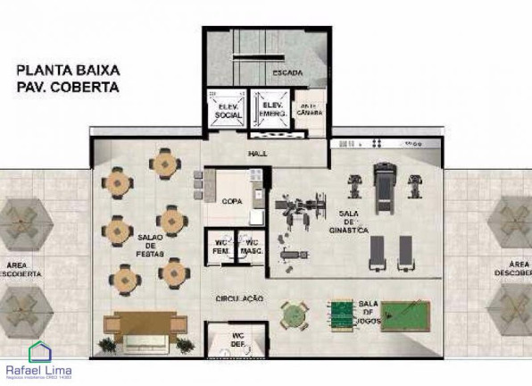 Foto do imóvel Apartamento com 3 Quartos à Venda, 62 m² em Piedade - Jaboatão Dos Guararapes