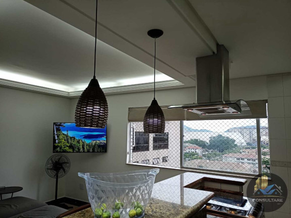 Imagem Cobertura com 2 Quartos para Alugar, 77 m² em Estuário - Santos