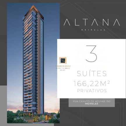 Foto do imóvel Apartamento com 3 Quartos à Venda, 166 m² em Meireles - Fortaleza