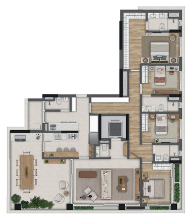 Foto do imóvel Apartamento com 4 Quartos à Venda, 182 m² em Pinheiros - São Paulo