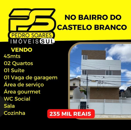 Imagem Apartamento com 2 Quartos à Venda, 45 m² em Castelo Branco - João Pessoa