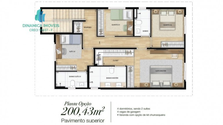 Imagem Casa com 4 Quartos à Venda, 200 m² em Sousas - Campinas