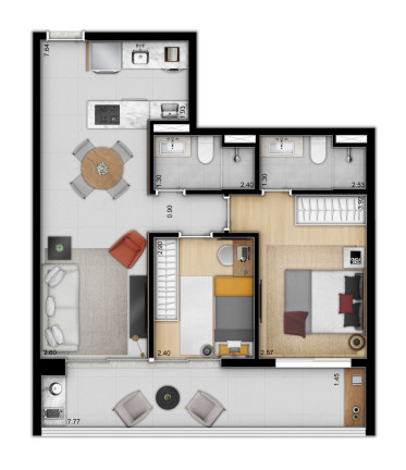 Imagem Apartamento com 3 Quartos à Venda, 94 m² em Brooklin - São Paulo